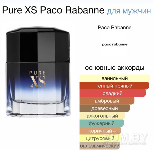 Парфюм XS Pure Paco Rabanne объявление Продам уменьшенное изображение 