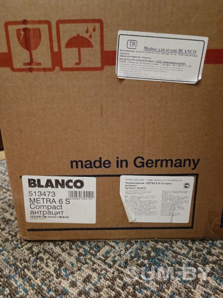 Продается новая кухонная каменная мойка Blanco Metra 6S compact с автоматическим клапаном объявление Продам уменьшенное изображение 