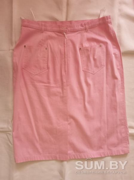 Костюм жакет плюс юбка розового цвета из хлопчатобумажной ткани объявление Продам уменьшенное изображение 