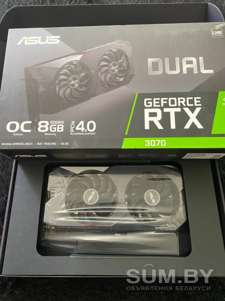 Видеокарта ASUS DUAL GeForce RTX 3070 объявление Продам уменьшенное изображение 